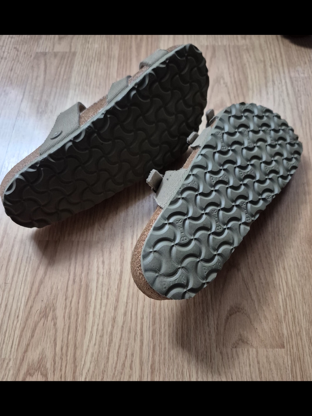 Birkenstock Khaki Franca Sandals - Picture 4 of 6